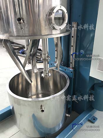 雙行星高粘度真空攪拌機局部圖